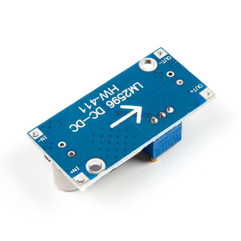 Понижающий преобразователь напряжения LM2596 с SMD светодиодом, DC-DC 40-1.25в 3А